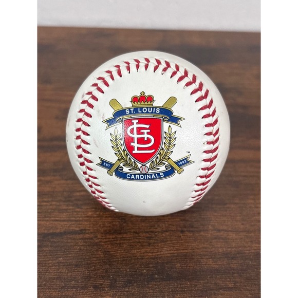 Fotoball Other - St. Louis Cardinals MLB Fotoball Souvenir Baseball History Team Crest Logo White